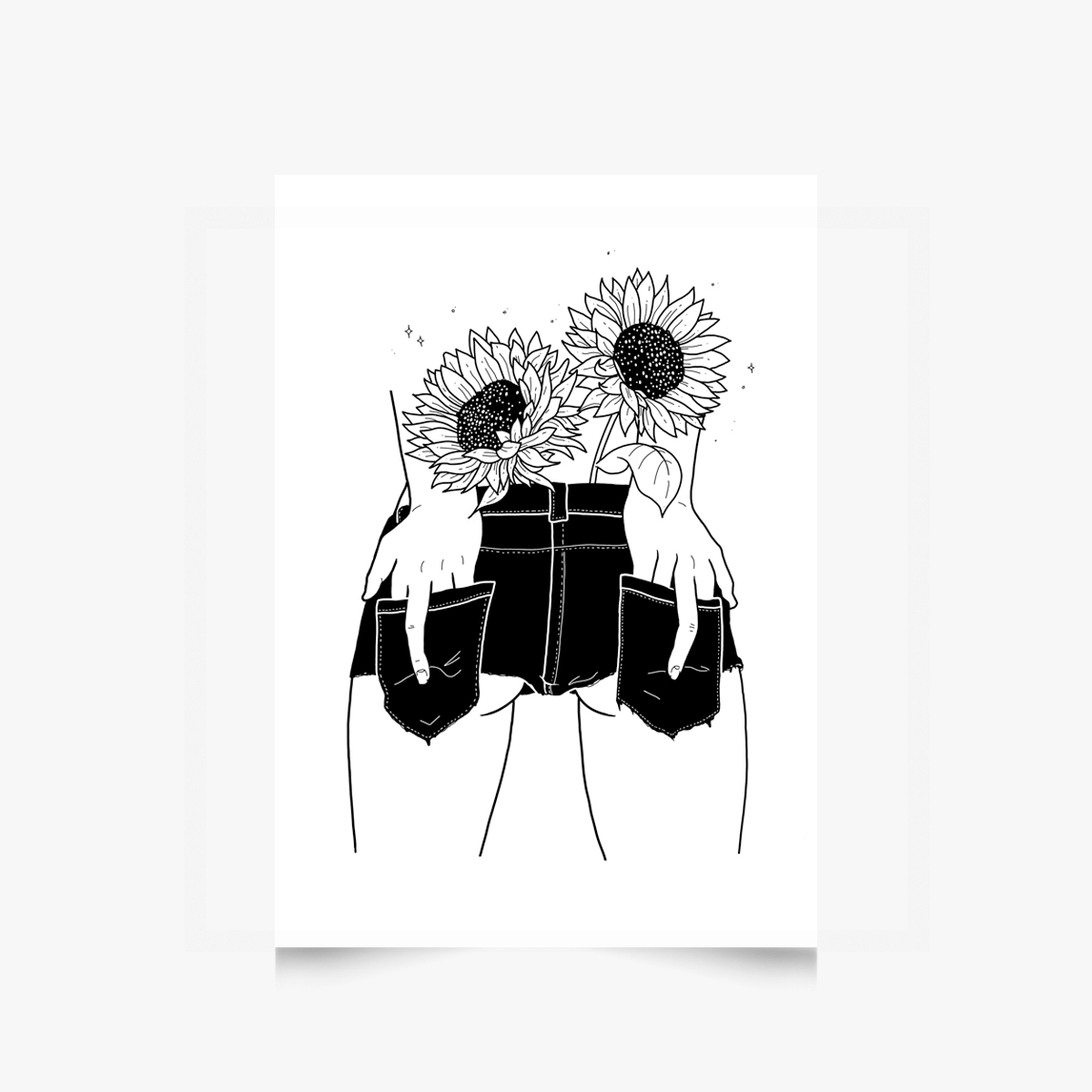Sunflower butt